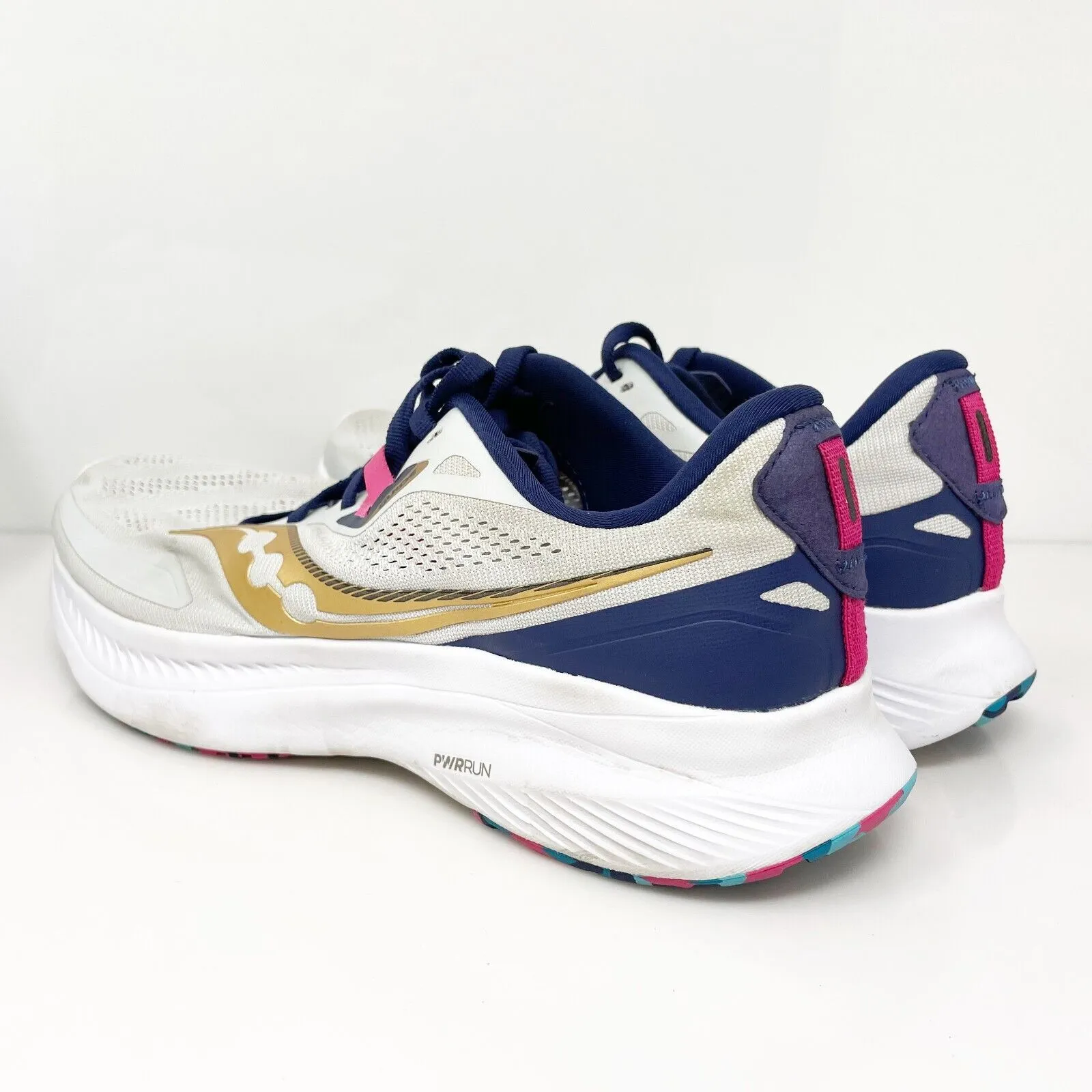 Saucony Womens Guide 15 S10684-40 White Running Shoes Sneakers Size 11