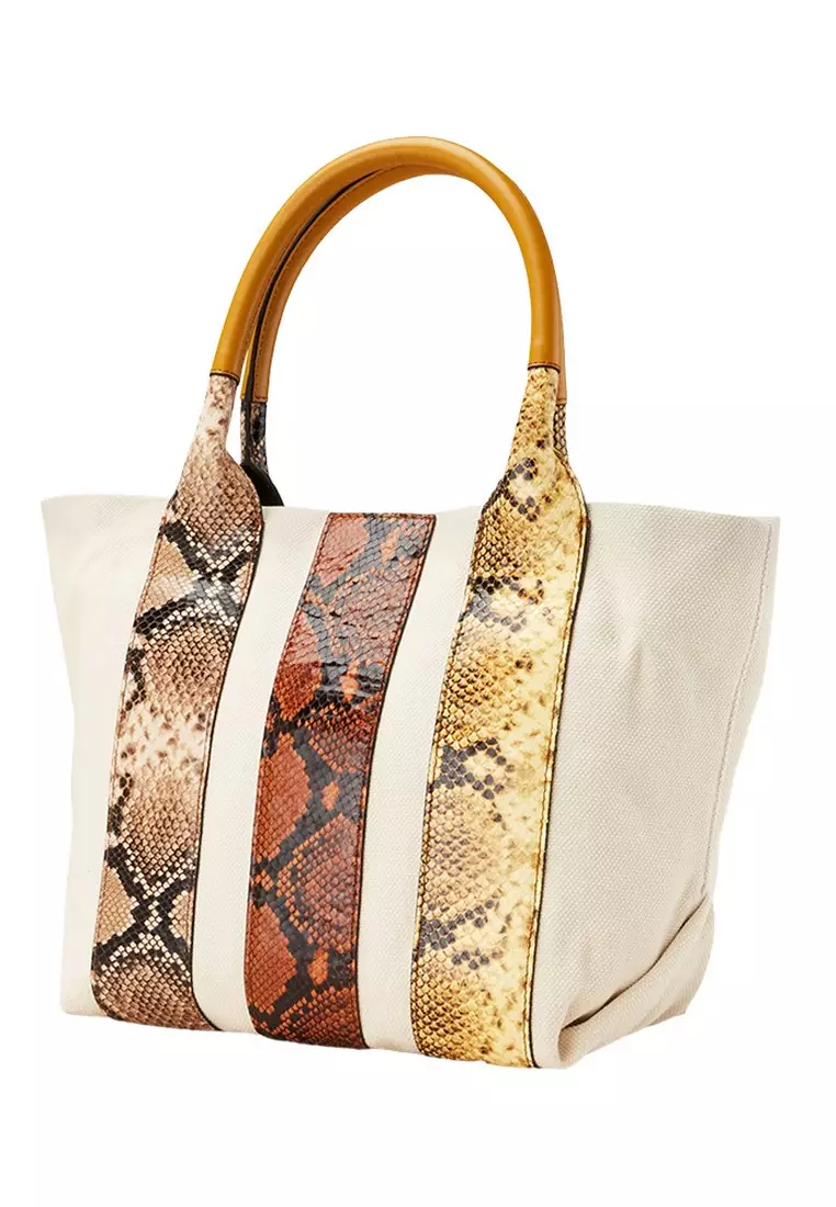 See By Chloé See By Chloe Small Laetizia Tote Bag in Burning Camel