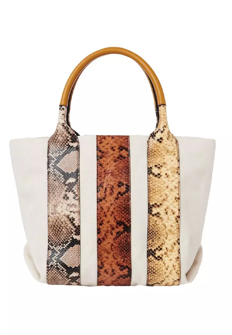 See By Chloé See By Chloe Small Laetizia Tote Bag in Burning Camel