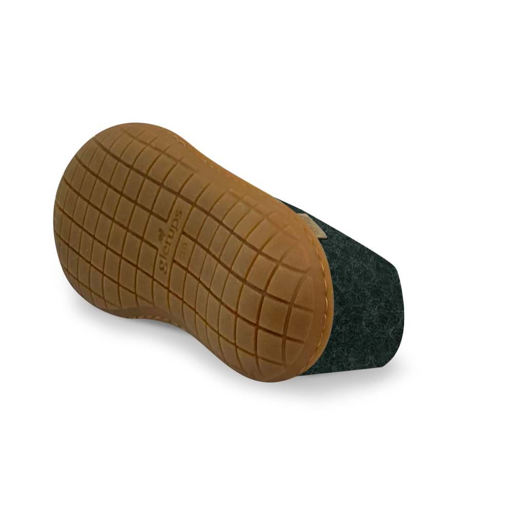 Shoe with natural rubber sole - honey - Forest