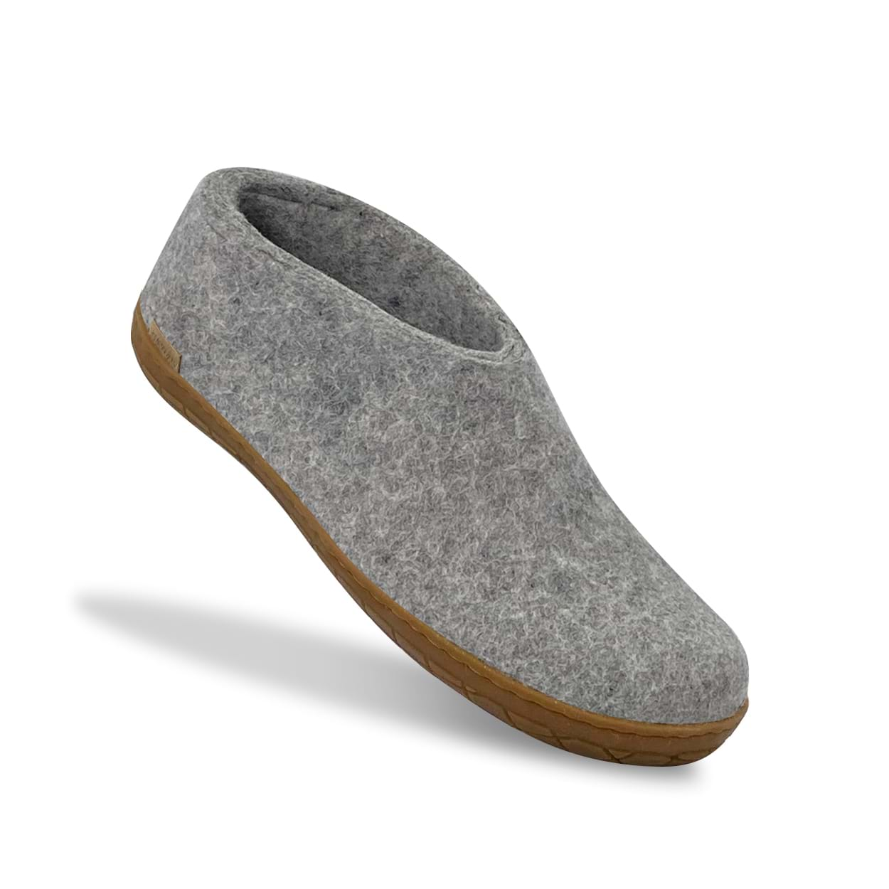 Shoe with natural rubber sole - honey - Grey