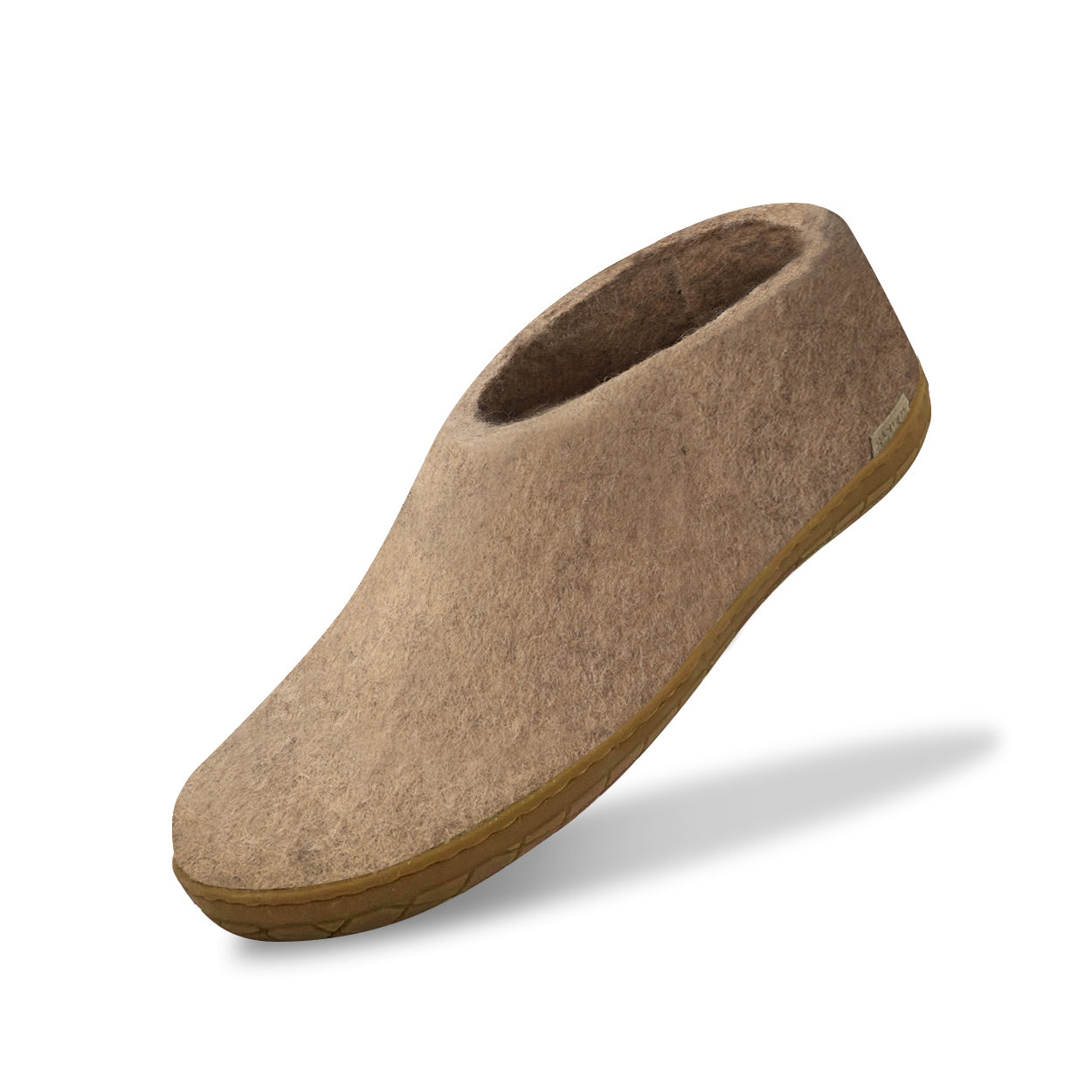 Shoe with natural rubber sole - honey - Sand