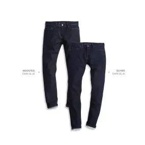 Skinny Oliver Dark Blue and Wooster Dark Blue 2-Pack Jeans