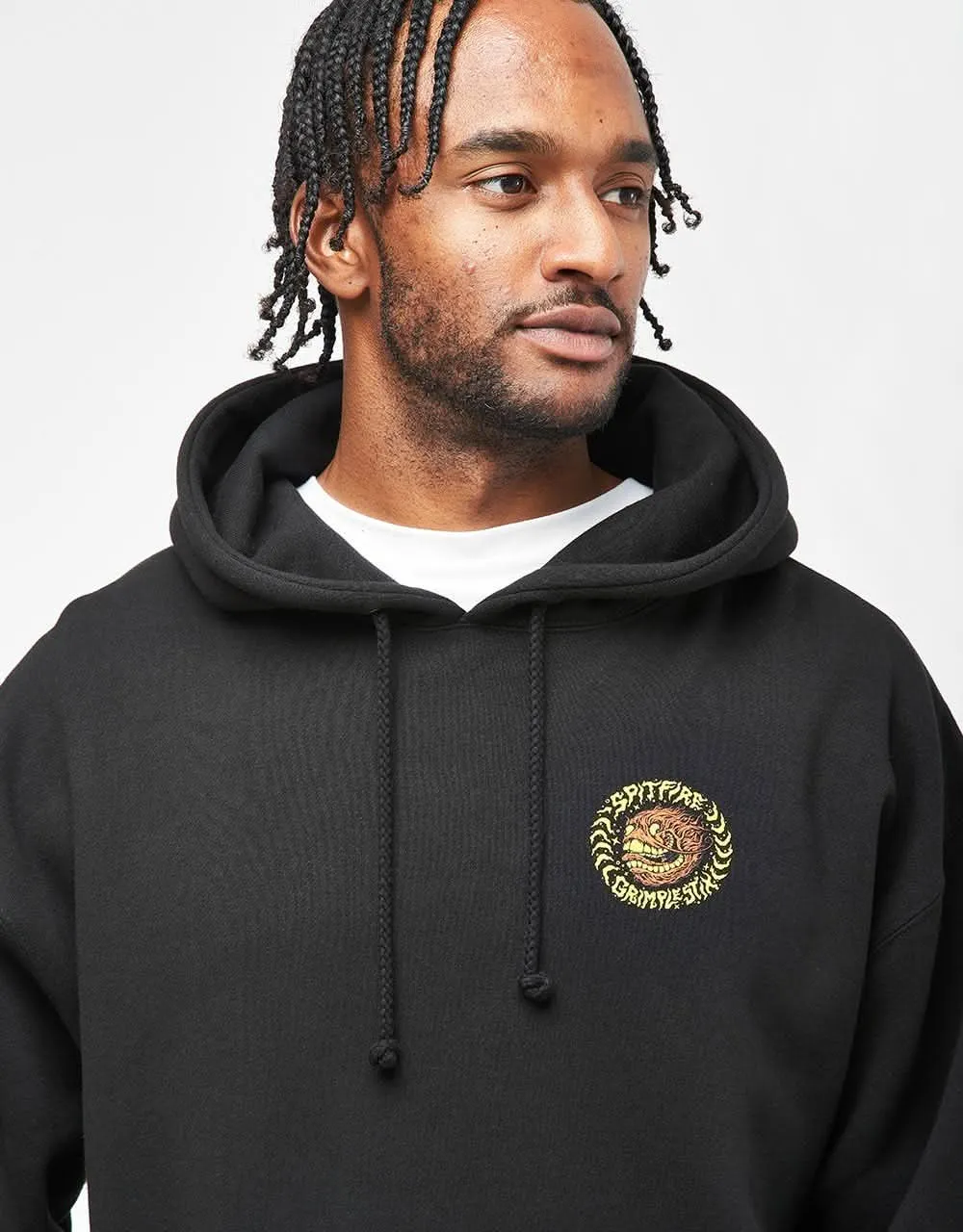 Spitfire x Grimple Stix Flying Grimple Pullover Hoodie - Black