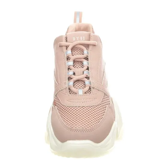 Steve Madden W' City Soul Dusty Pink Lace-Up Low-Profile Shoes