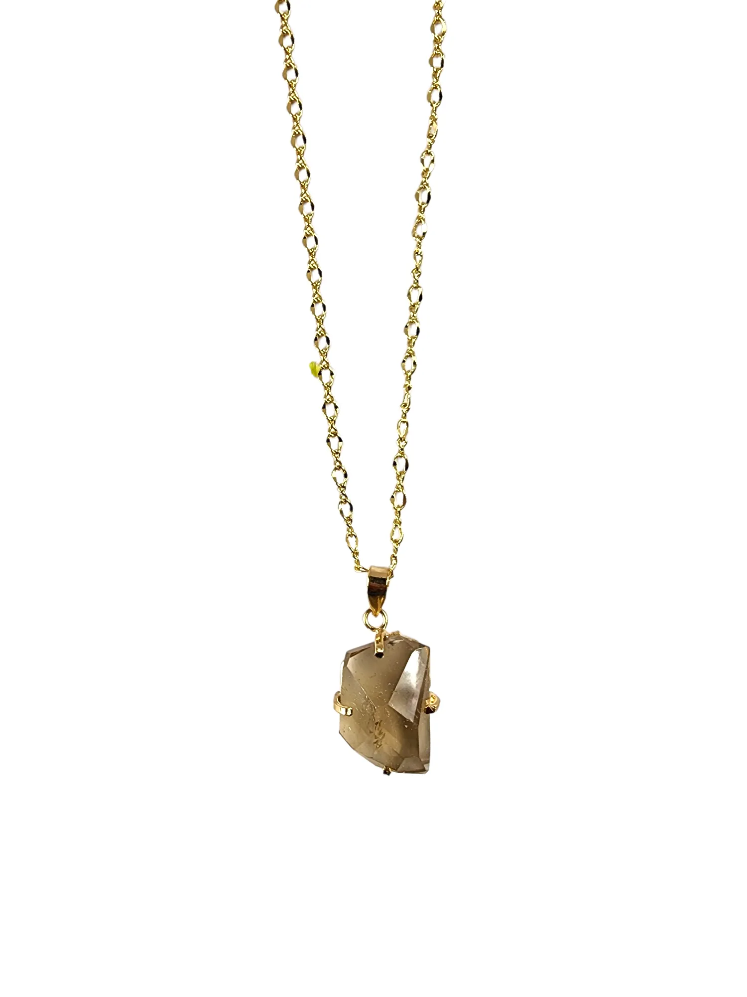 The Kirah Citrine and Smokey Quartz Necklace Collection