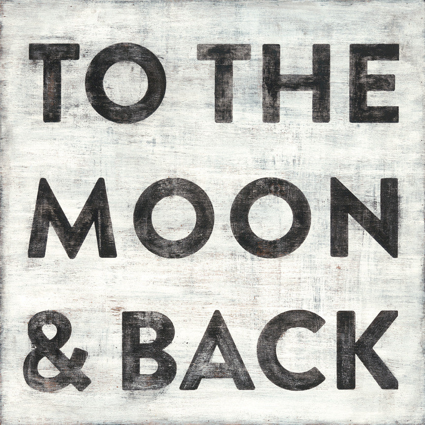 To The Moon And Back Art Print