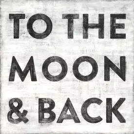 To The Moon And Back Art Print