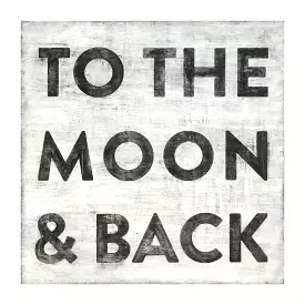 To The Moon And Back Small Art Print