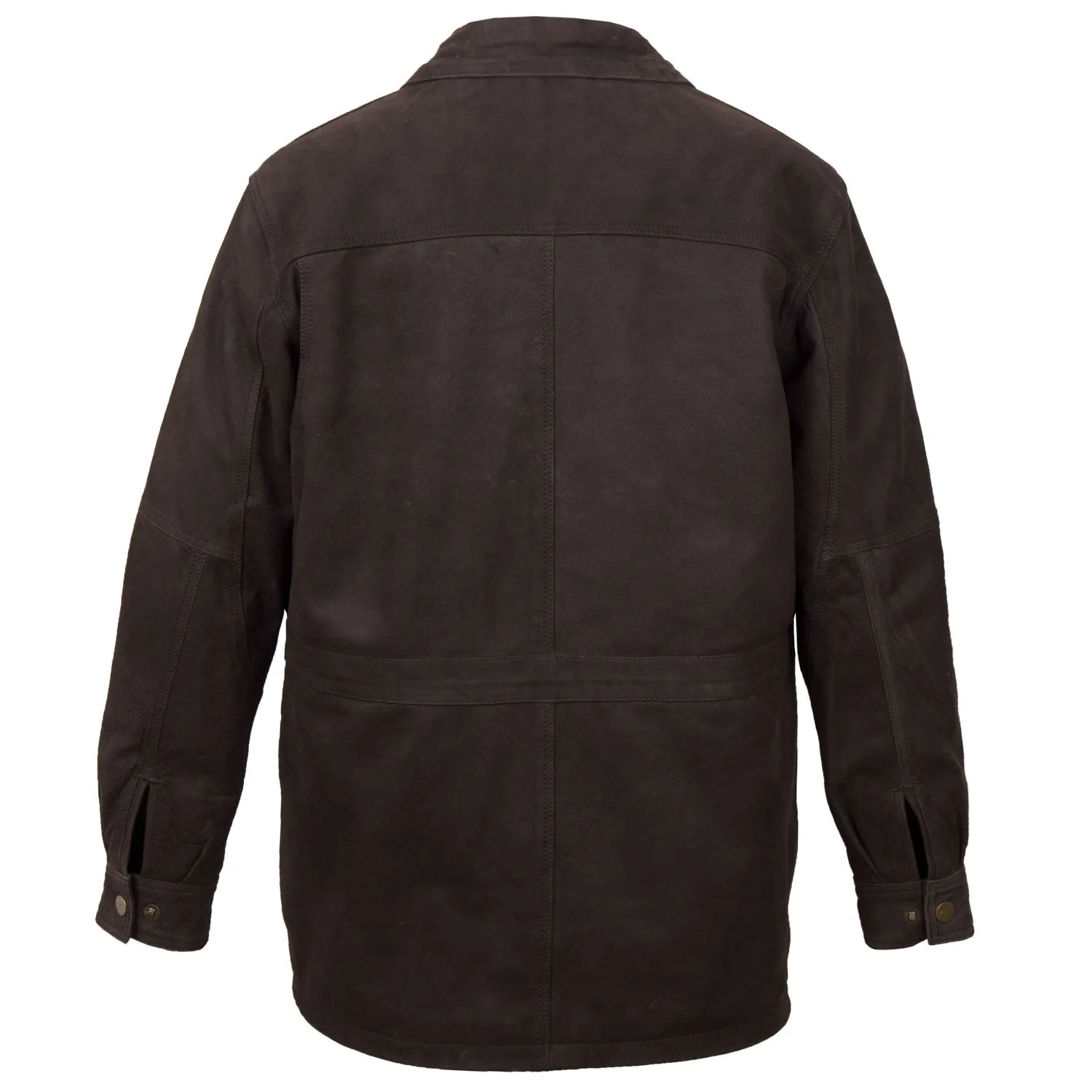 Walker: Men's Brown Leather Coat