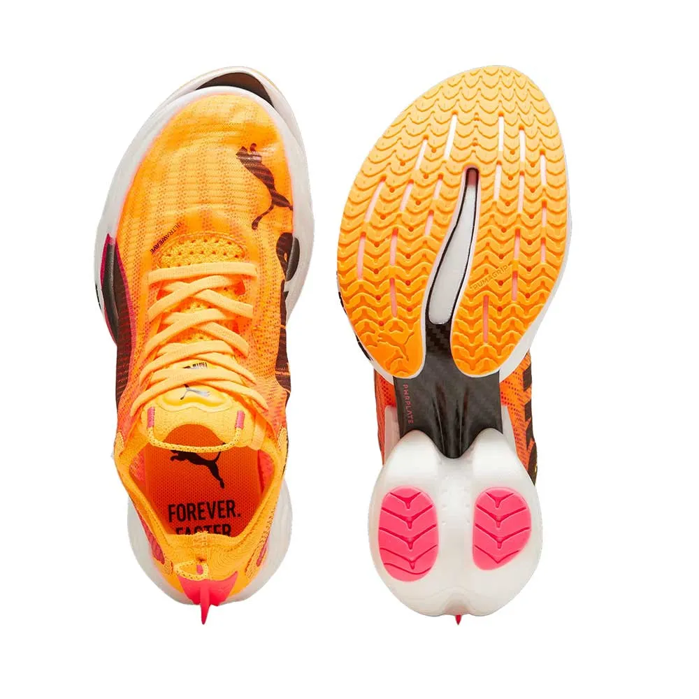 Women's FAST-R NITRO Elite 2 Running Shoe - Sun Stream-Sunset Glow-PUMA White (Regular B)